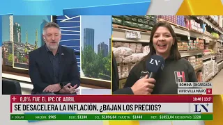 Se desacelera la inflación, ¿bajan los precios?; 8,8% fue el IPC de abril