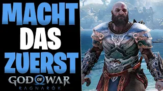 MACHT DAS ZUERST - Direkt Am Anfang Beste Rüstung Gratis | God of War Ragnarök Tipps deutsch