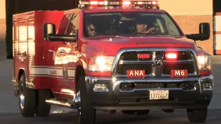 Anaheim Fire Department Medic 6 Responding