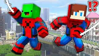 How Mikey and JJ Became a SPIDER MAN ? - Minecraft (Maizen)