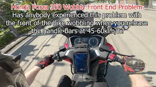 Honda Forza 350 Wobbly Front End Problem  - Eng Version by David Found - #Shorts