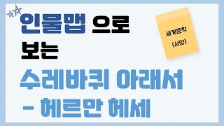 [소보로방]수레바퀴 아래서-헤르만 헤세, 인물맵, 줄거리, 책, 등장 인물 소개