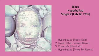 björk : hyperballad - CD single 2 - february, 12th (12-02-1996)