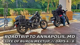 ROADTRIP: 2021 Honda Rebel 1100 Cross Country Trip // Life Of Burch Meet-up // Days 4-6