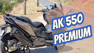 KYMCO AK 550 PREMIUM 2023★  Review & TestRide  ★ 🔥🔴 - ENGLISH 💯✅