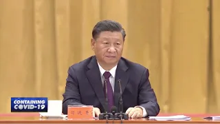 Xi stresses continued joint efforts in fighting against COVID-19