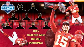 Who Were Players Drafted Before Patrick Mahomes?