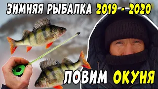 Зимняя Рыбалка 2019 - 2020 Первый лёд на реке Ловля окуня на мормышку на опарыша и репей