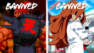 Banned Characters in Fighting Games