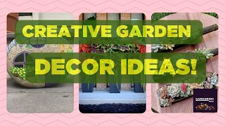 Unique and Creative Garden Decor Ideas to Transform Your Outdoor Space!