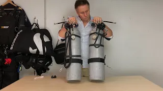 SIDEMOUNT - Flaschen Konfiguration (Rigging)