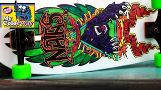 Is the Santa Cruz Natas Kaupas' one of the best skateboards ever? Panther 2 My Colorway build skate