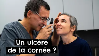 Un ulcère de la cornée ?