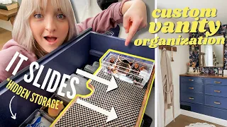 *Low-Budget* DIY Vanity Organization | Simple diy crafts, builds + amazon favs!