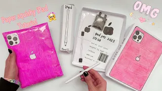 How to make paper squishies ?🩷iPad squishy tutorial | paper squishy | papersquishy tutorial