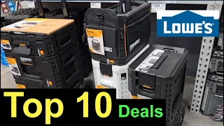 Top 10 Deals + Clearance  @ Lowes