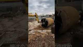 Truck construction , Excavator at work dump truck , Construction Machines CN