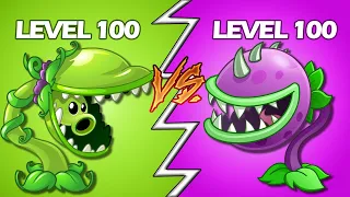 Plants Vs Zombies 2 Planta Carnívora Nivel 100 Vs Guisante Carnívoro