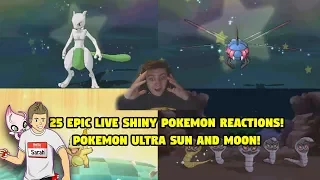 25 EPIC LIVE SHINY POKEMON REACTIONS POKEMON ULTRA SUN AND MOON AND MORE! SHINY MONTAGE