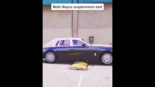 %100 real Rolls Royce suspension test