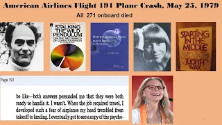 Synchronicities, Premonition,  and Precognition: American Airlines Doomed Flight 191