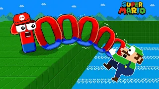 Wonderland: BIG NUMBERS | Challenge Lies On The Cliff in Super Mario Bros. | Game Animation