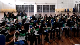 March Sky Blue Dream by Tunku Kurshiah Wind Orchestra conducted by Nurina Alya Ruslan