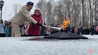 В Ревде зажгли Вечный огонь