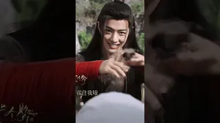 What is this happening😜😜Wei Ying and Lan Zhan 😍😍#theuntamed #shorts #youtubeshorts