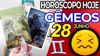 𝐀𝐋𝐆𝐔𝐄́𝐌 𝐀𝐒𝐒𝐎𝐌𝐁𝐑𝐎𝐔 𝐒𝐔𝐀 𝐅𝐎𝐓𝐎 ⚠️😱 𝐄𝐔 𝐓𝐄 𝐃𝐎𝐔 𝐎 𝐍𝐎𝐌𝐄 🔮 Horoscopo do dia de hoje GÊMEOS 28 JUNHO 2023 ♊