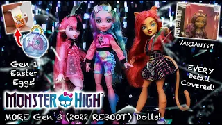 NEW Monster High Gen 3 (2022) Dolls: Draculaura, Lagoona & Toralei IN-DEPTH REVIEW! SUPERIOR Reboot?