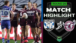 Canterbury Bulldogs V Manly Sea Eagles | MACTH HIGHLIGHT | ROUND 26 | NRL 2023