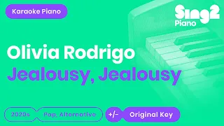 Olivia Rodrigo - jealousy, jealousy (Piano Karaoke)