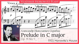 Scriabin: Prelude Op. 11 No. 1 [Horowitz 1955]