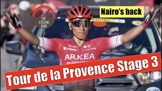 Nairo Quintana DESTROYS RECORD on Mont Ventoux: Chalet Reynard | Tour de la Provence 2020 Stage 3 |