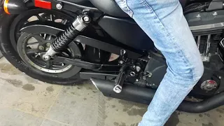 harley davidson #iron883 #vance & hines exhaust sound