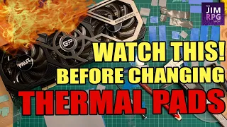 WATCH THIS! Before Changing RTX 3080 and 3090 Thermal Pads. (Especially Palit Owners)