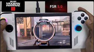 COD MW3 Scaling Off vs AMD FSR 3.0 Huge 70 FPS difference OMG! Asus ROG Ally