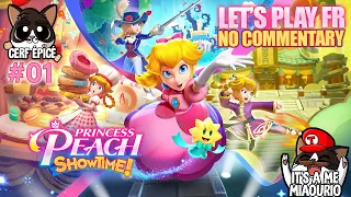 #01 - Princess Peach: Showtime! - Level 1 + 2 - Let's Play FR - Walktrough Demo - No Commentary