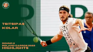 Stefanos Tsitsipas vs Zdenek Kolar (R64) Roland Garros 2022 Highlights AO Tennis 2 PS4 Gameplay