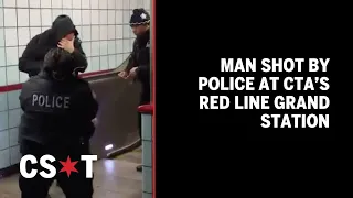 GRAPHIC: Man shot by police at CTA’s Red Line Grand station