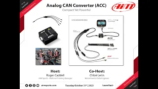 4-10 - Analog CAN Converter (ACC) - Live Webinar with Chloé Lerin - 10/31/2023