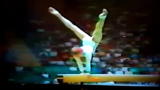 Lavinia Agache on BB - 1983 Europeans ( AA competition)