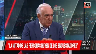"La mitad de las personas huyen de los encuestadores", Carlos Ruckauf en #LaCruelVerdad