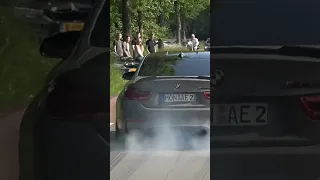 CRAZY BMW M4CS BURNOUT!