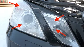 Mercedes W212 | How To Change all Headlight Bulbs