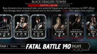 Mortal Kombat (MK) Mobile Fatal Black Dragon Tower (BDT) Boss Battle 140