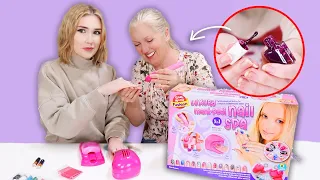 Adults Review Kids "Luxury" Nail Design Kit.. for science