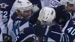 Scheifele scores in OT to lift Jets past Ducks