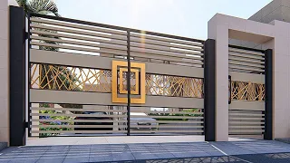 Top 100 Modern Gate Design Ideas 2024 | Main Gates Ideas For Home Garden House Exterior Design Ideas